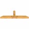 Ekena Millwork Portland Rough Sawn Timber Gable Bracket, Western Red Cedar, 84"W x 28"H x 6"D x 6"F, 8/12 Pitch GBW084X28X0606POR00RWR - alternate 2